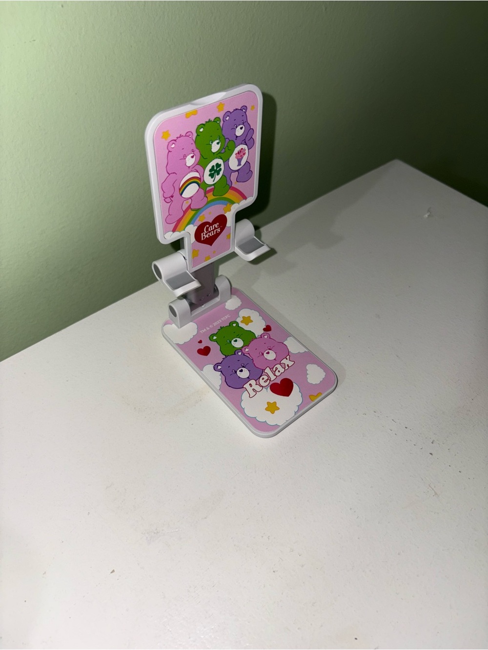 Care Bears Pastel Phone Stand - Pink, Purple & Green - Picture 3 of 4